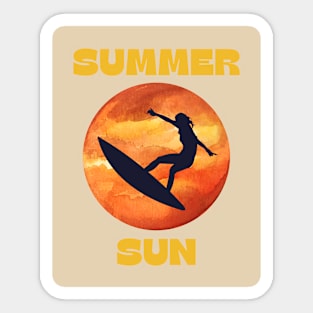 SUMMER SUN Sticker